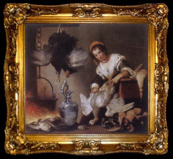framed  Bernardo Strozzi The Cook, ta009-2